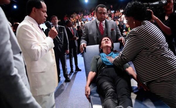 Pastor Chris ministering